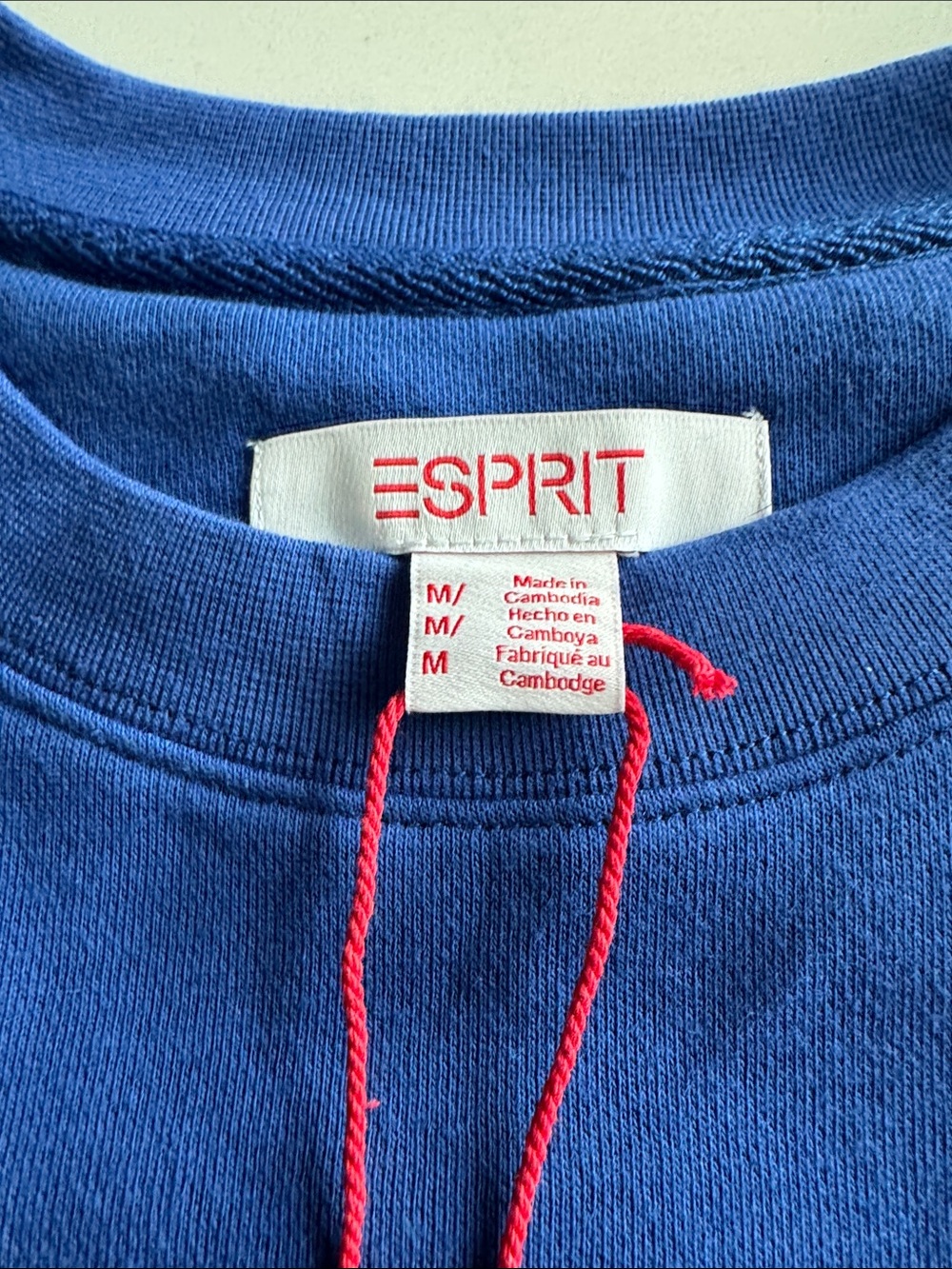 Esprit Women's Crewneck Sweatshirt in Royal Blue - Picture 3 of 4